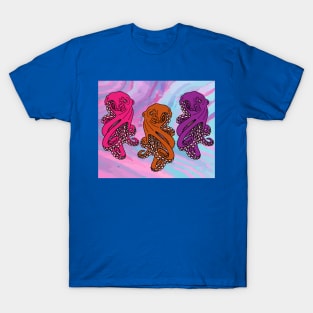 Underwater Diver Octopus Squid T-Shirt